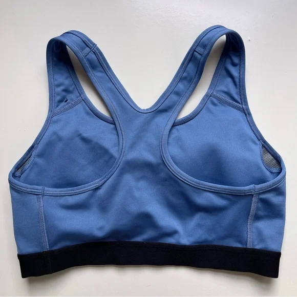 Nike Women's Dri-Fit Blue Sports Bra - Picture 3 of 5